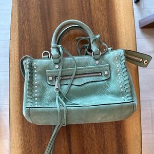 Rebecca Minkoff turquoise crossbody satchel small
